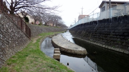 Nikaryousui Canal Kawasaki river island